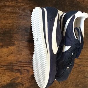 Nike nylon Cortez shoes.